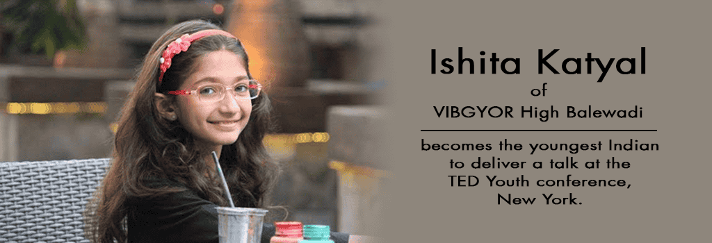 Ishita Katyal of VIBGYOR High Balewadi outshines at the TED Youth ...