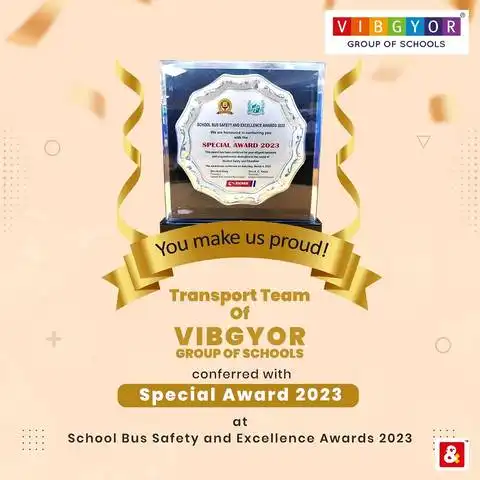 Special Award 2023 to VIBGYOR Transport Team