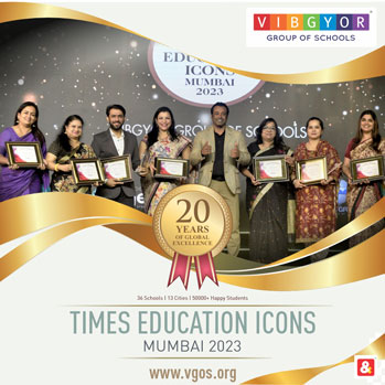 Times Education Icons VIBGYOR Group of Schools awarded by Times Education