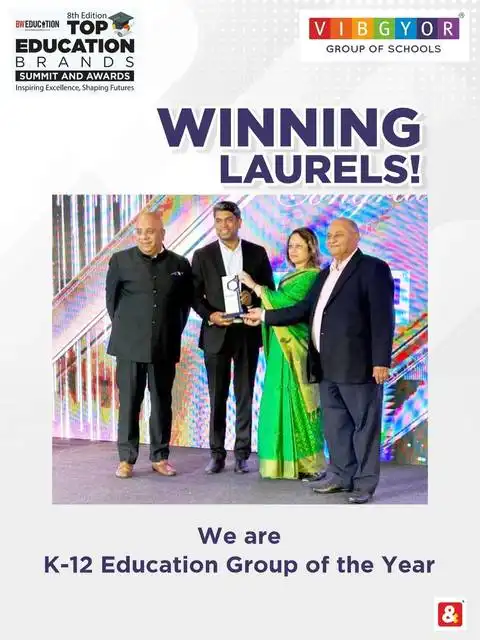 K12 Education Group of the year We are K-12 Education Group of the Year