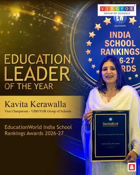 Education Leader of the Year at the EducationWorld India School Rankings Awards 2026-27