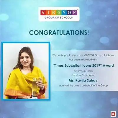Ms. Kavita Sahay Times Education Icons 2019, Award