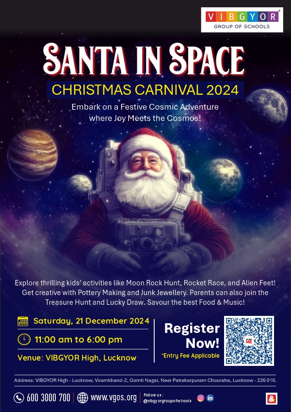 Santa In Space Lucknow artwork