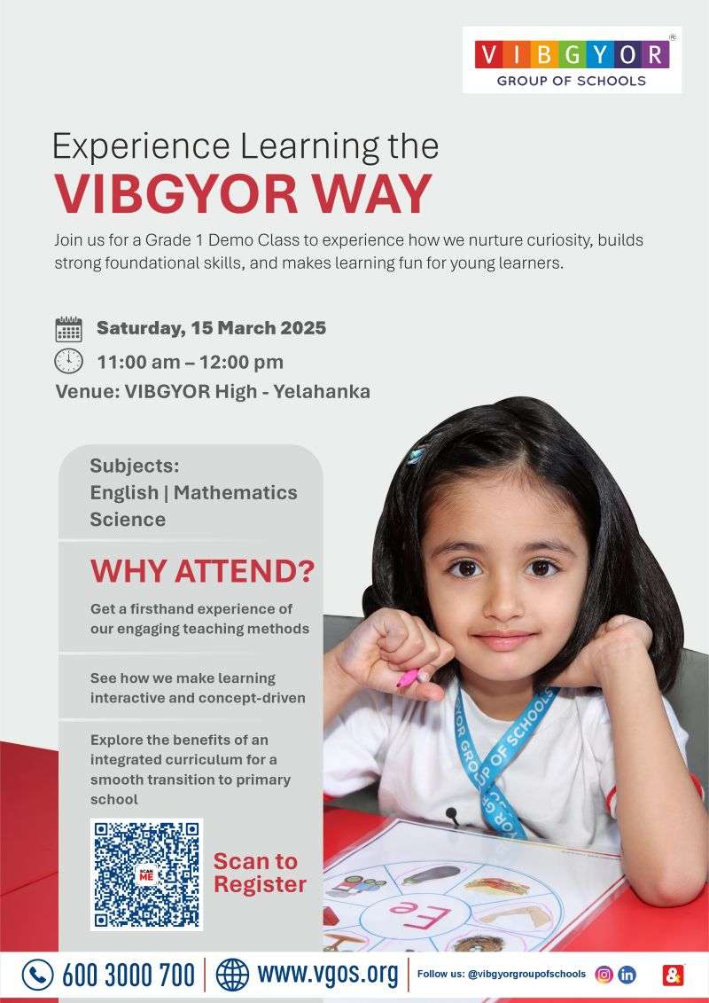 Experience Learning the VIBGYOR WAY artwork