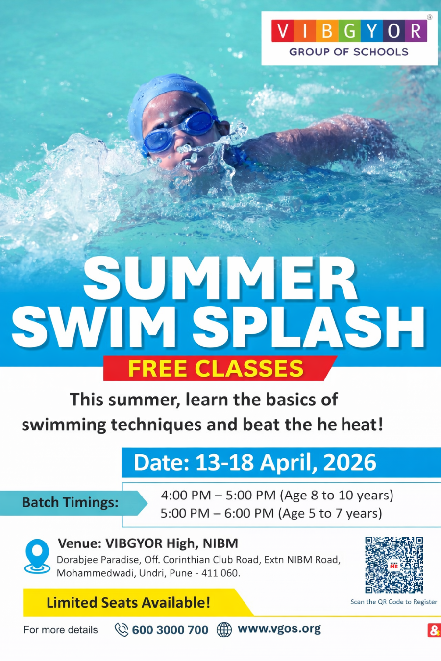 Summer Swim Splash, NIBM artwork