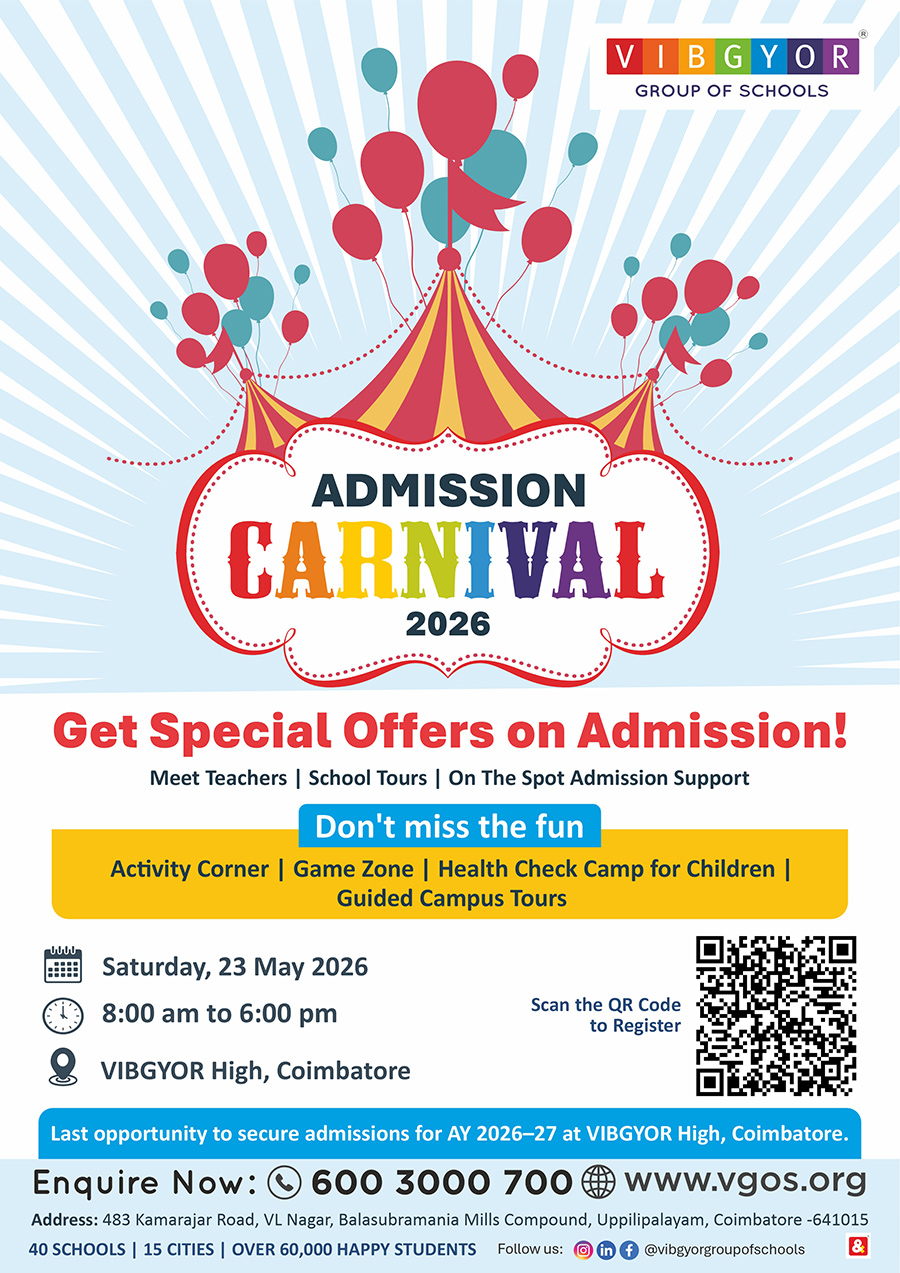 Admission Carnival, Coimbatore artwork